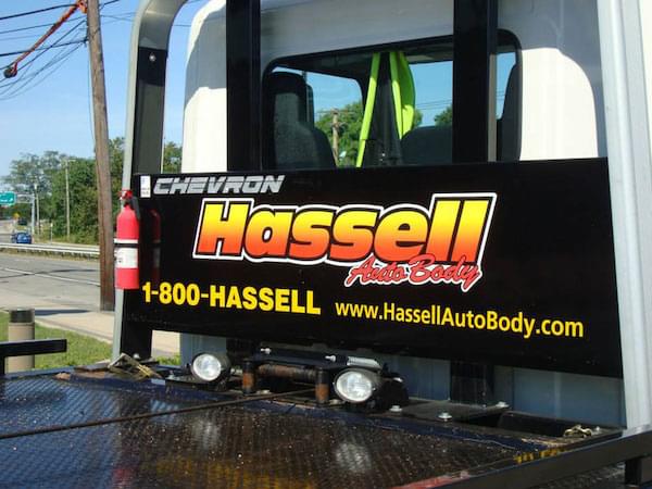 Hassell's tow truck